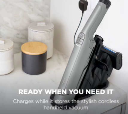 Shark WandVac Deluxe Pet Pro Cordless Handheld Vacuum – Stone Grey