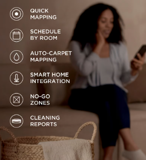 Shark PowerDetect Luxe UV Reveal 2-in-1 Vac & Mop Robot Vacuum – Evergreen