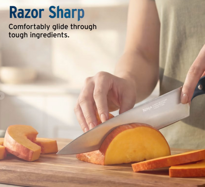Ninja StaySharp 13-Piece Knife Block Set & Removable Sharpener - Cyberspace