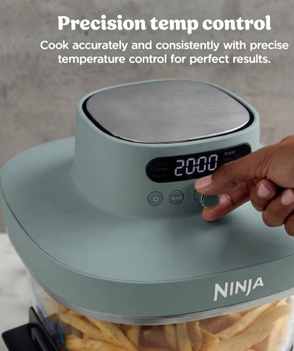 Ninja CRISPi PRO 7-in-1 Glass Air Fryer – Ash Grey Family Set