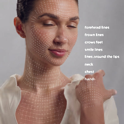 Shark CryoGlow Clinic LED Face + Body System - White Gold