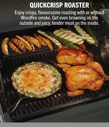 Ninja FlexFlame Outdoor Cooking System Ultimate 5-in-1 Bundle - Green & Gold