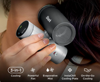 Shark ChillPill 3-in-1 Fan, Mist & InstaChill System – Carbon FA022UK