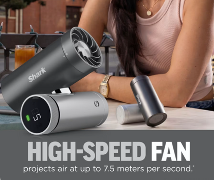 Shark ChillPill 3-in-1 Fan, Mist & InstaChill System – Carbon FA022UK