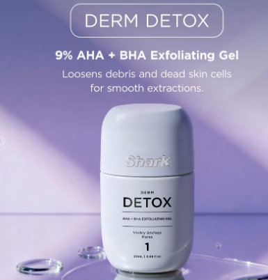 Shark Purple Beauty Bundle - CryoGlow & FacialPro Glow & DePuffi At-Home Hydrating Facial System