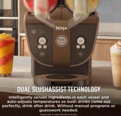 Ninja SLUSHi Twist Frozen Drink Maker - Mocha