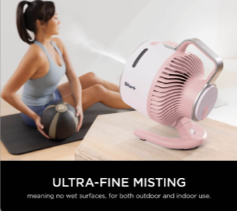 Shark FlexBreeze HydroGo Misting Fan FA050UKPK Model: FA050UKPK