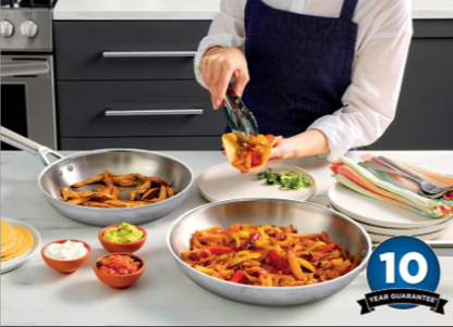 Ninja EverClad Stainless Steel 3-Piece Set C93000DE