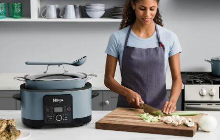 Ninja Foodi 8-in-1 PossibleCooker Slow Cooker & Multi-Cooker Sea Salt Grey [MC1001UK]