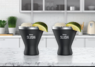Ninja SLUSHi Frozen Drink Maker with 2-Pack Margarita Cups