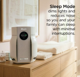 Shark BreatheClear Compact Air Purifier with NeverChange6 - Dove