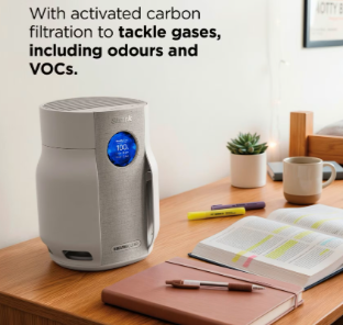 Shark BreatheClear Compact Air Purifier with NeverChange6 - Dove