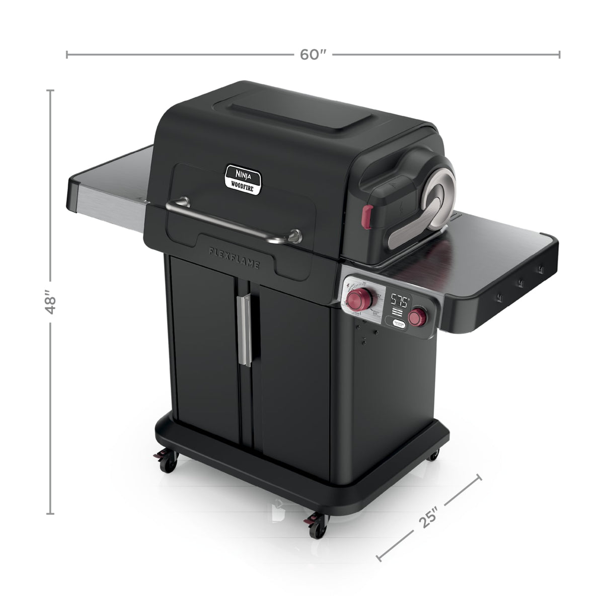 Ninja™ FlexFlame™ Grill and Smoker in Black