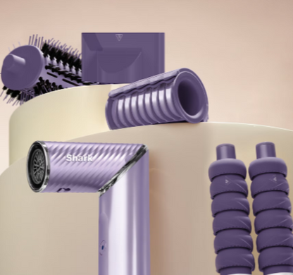 Shark FlexStyle IonCurl Air Styler & Hair Dryer, 4-in-1 - Lilac