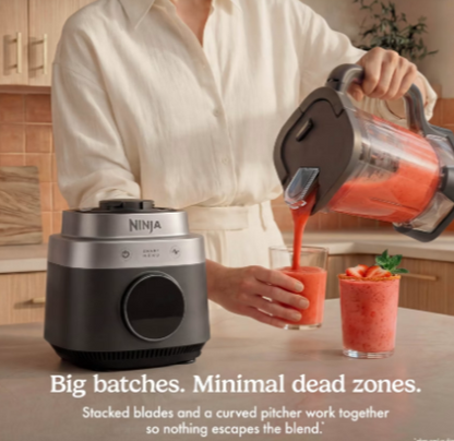 Ninja CrushBOSS 3-in-1 Kitchen System with Food Processor & Tumbler - Midnight Blue
