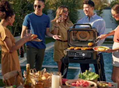 Ninja Woodfire Pro Connect XL Electric BBQ Grill & Smoker