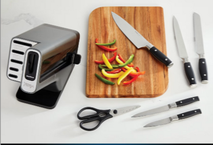 Ninja Foodi StaySharp Knife Block with Integrated Sharpener 6-Piece Set [K32006UK]