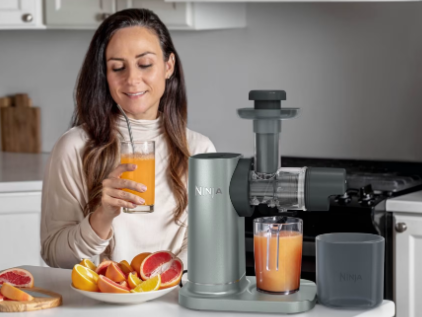 Ninja 3-in-1 Cold Press Juicer, Slicer & Shredder with Anti-Clog Filter JC152UK