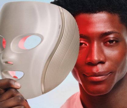 Shark CryoGlow Clinic LED Face + Body System - White Gold