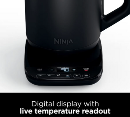Ninja Black Perfect Temperature Kettle, Rapid Boil – KT200UK