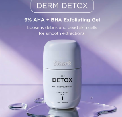 Shark FacialPro Glow & DePuffi At-Home Hydrating Facial System + Derm Detox & Hydro Infuse Replenishment Set