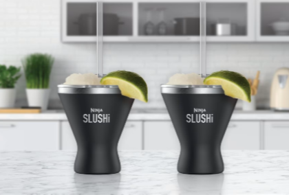 Ninja SLUSHi Frozen Drink Maker with 2-Pack Margarita Cups