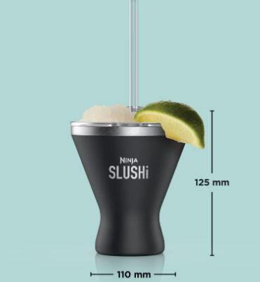 Ninja SLUSHi Frozen Drink Maker with 2-Pack Margarita Cups