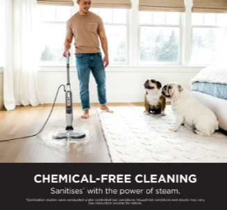 Shark Steam & Scrub Automatic Steam Mop with Steam Blaster S8201UK