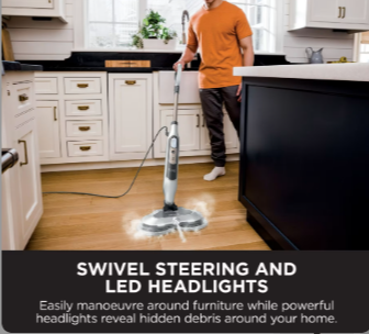 Shark Steam & Scrub Automatic Steam Mop with Steam Blaster S8201UK