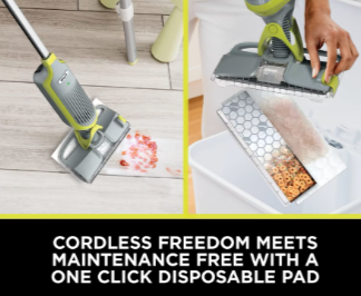 Shark VacMop 2-in-1 Cordless Vacuum Mop with Targeted Spray VM200UK