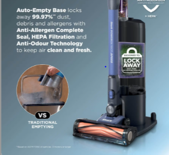 Shark PowerDetect Speed Clean and Empty Pet Pro Cordless Vacuum – Ultramarine IA3241UKT