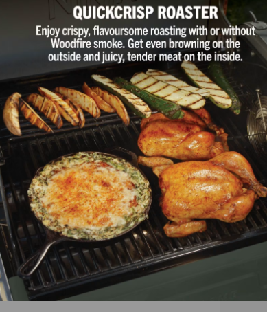 Ninja FlexFlame Outdoor Cooking System Ultimate 5-in-1 Bundle - Green & Gold