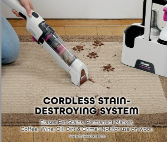 Shark StainForce Cordless Stain-Destroying Spot Cleaner HX100UKT