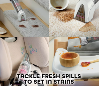 Shark StainForce Cordless Stain-Destroying Spot Cleaner HX100UKT